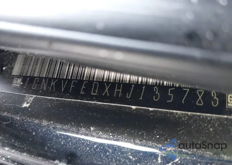 2017 Chevrolet Traverse Ls из США, поврежденный, VIN 1GNKVFEDXHJ135783